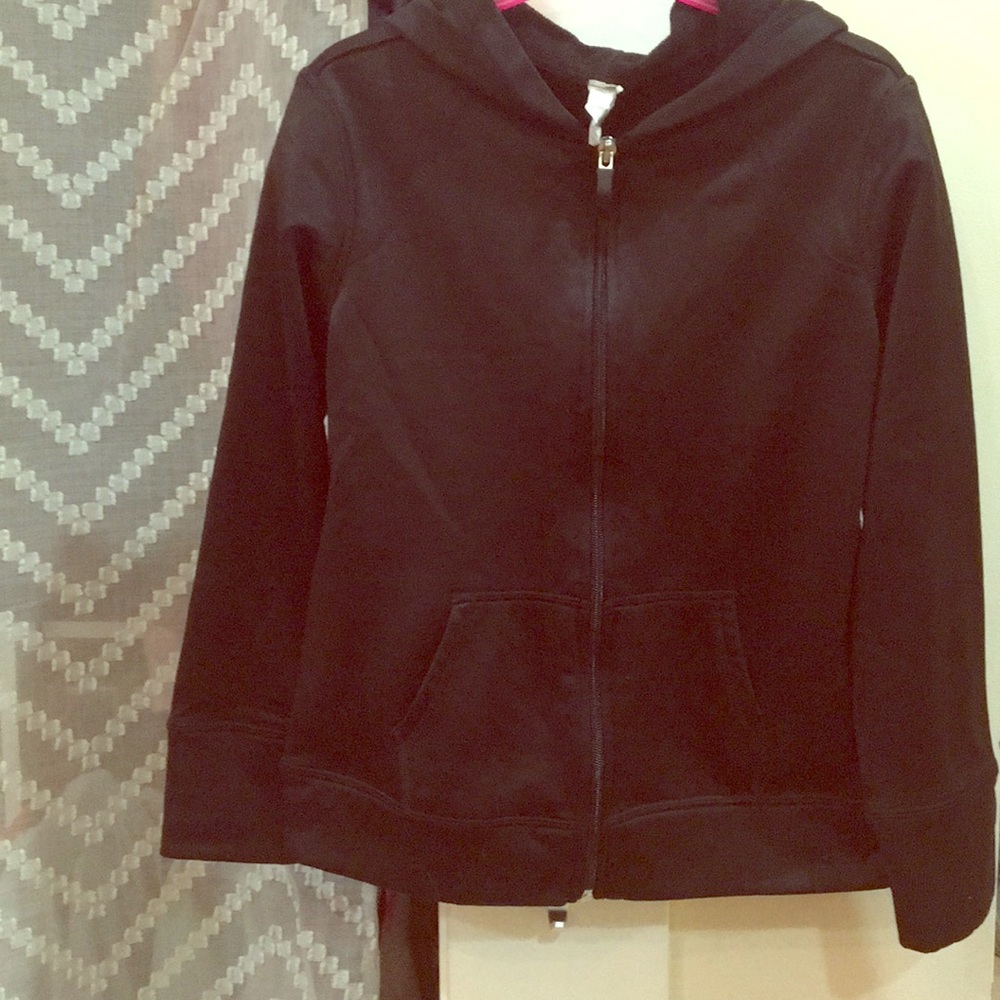 Unisex Black Danskin Now Hoodie.